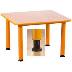 Table DOMINO, 70 x 70 cm hauteur réglable