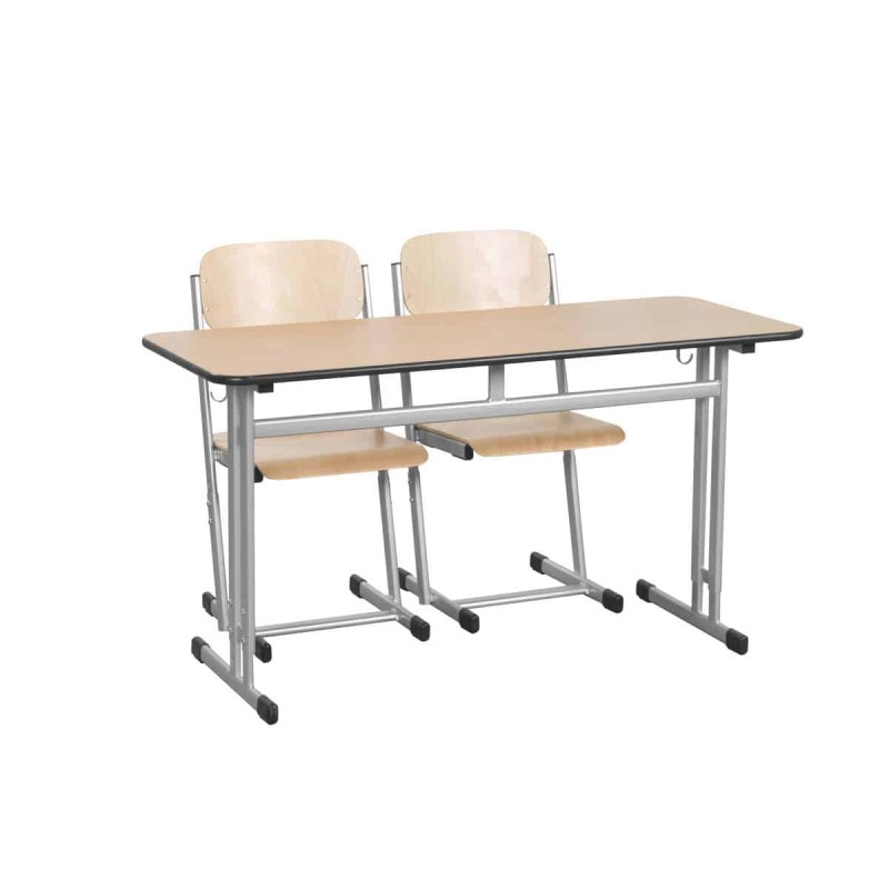 Set DUO Table  avec 2 chaises hauteur réglable