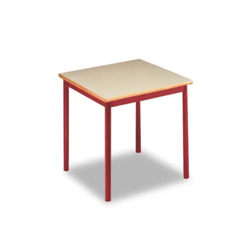 Table pieds soudés, 70x70cm