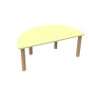 Table EMPATIA DEMI-RONDE "P": Honico scolaire, collectivité,
