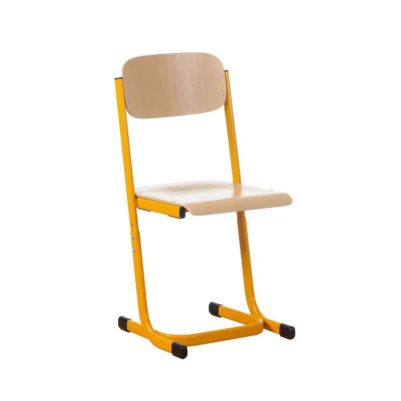 Chaise scolaire appui sur table réglable