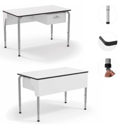 Bureau professeur hauteur réglable