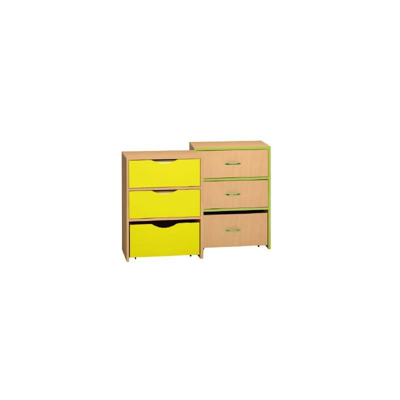 Armoire Honico Class 2 tiroirs+caisson mobile