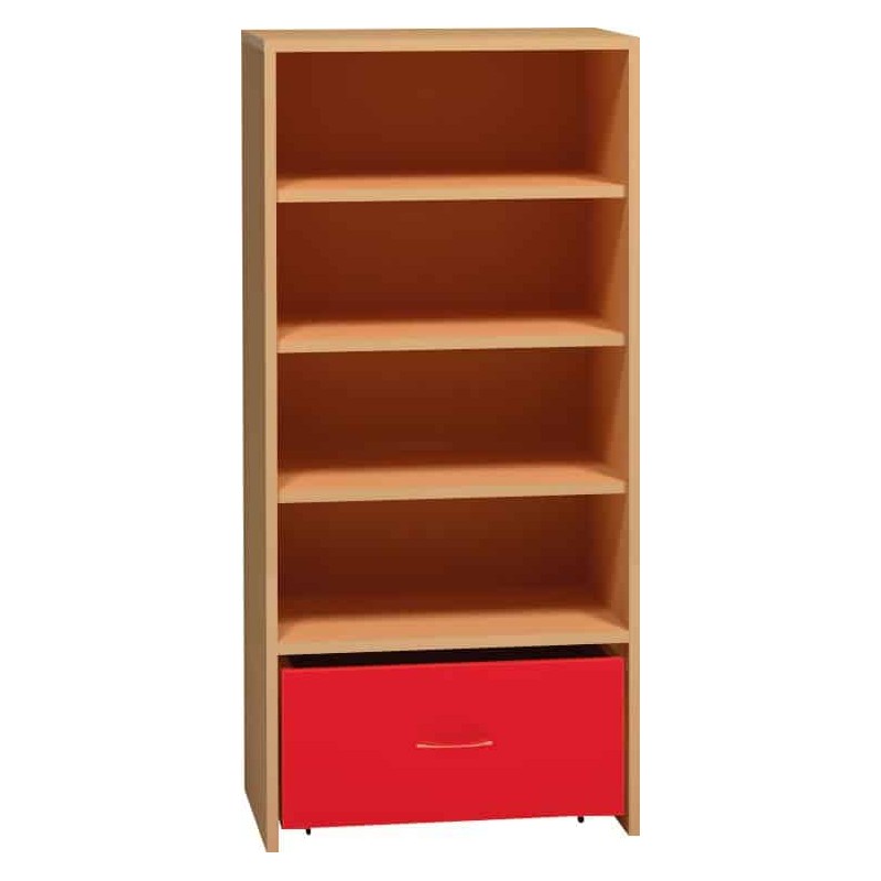 Armoire Honico Class 4 étagères+caisson mobile