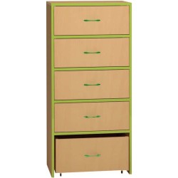 Armoire Honico Class 4 tiroirs+caisson mobile