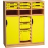 Armoire Honico Class 14 paires de glissières+3 niches+2 portes H121 cm