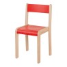 Chaises en bois massif H 38 cm couleur