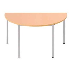 Table « UNI » demi ronde, L 120/60, 140/70, et 160/80 cm