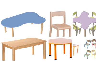 Tables & Chaises Crèche & Maternelle | Honico Belgique