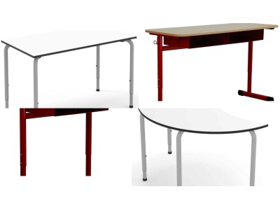 Tables Hauteur Réglable École Fondamentale | Honico