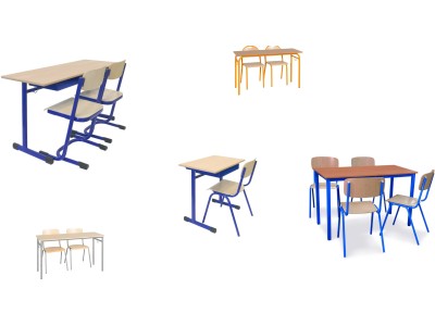 Sets table + chaise(s)