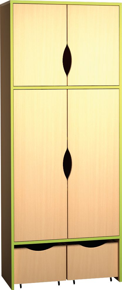 Armoire Honico Class 4 portes 2 caissons H187